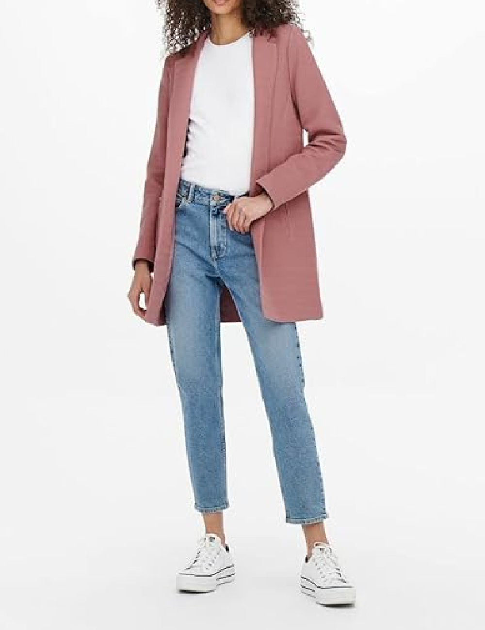 Blazer Only, roz pudra