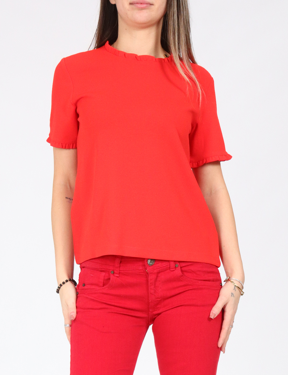 Bluza Jacqueline de Yong, portocaliu