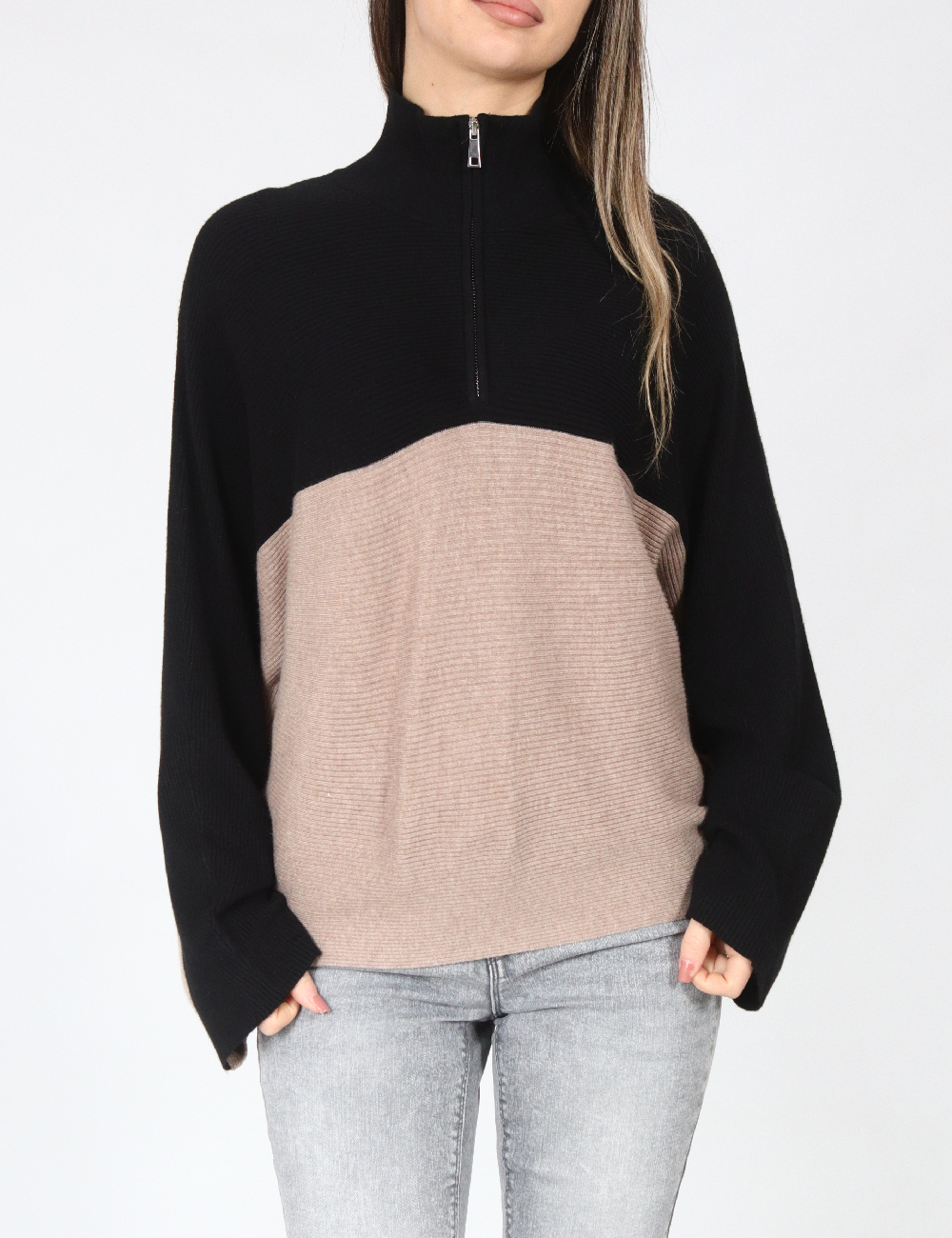 Bluza C&A, maro/negru