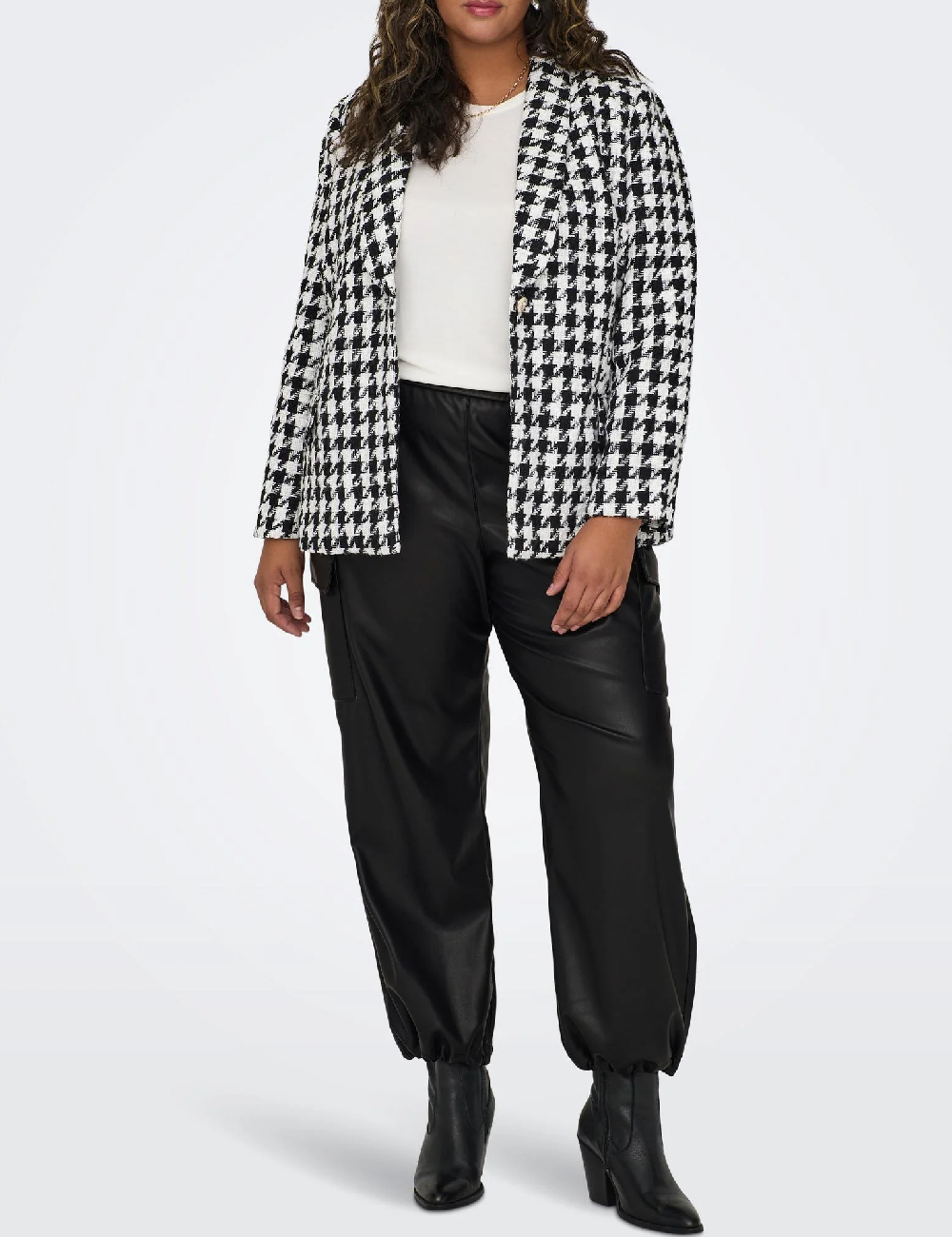 Pantaloni Only Carmakoma, negru