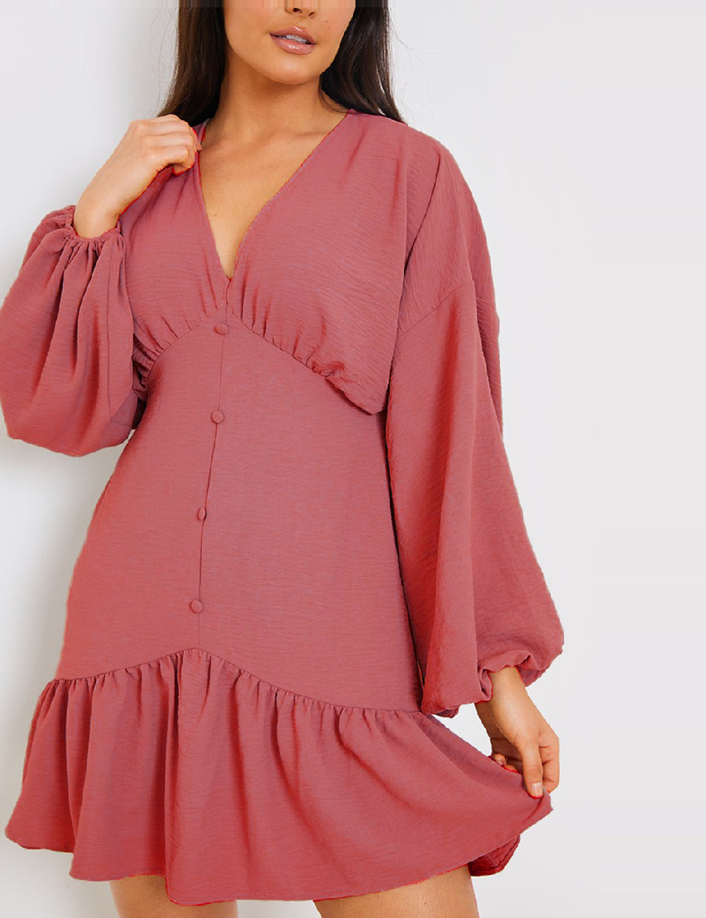 Rochie scurta Only Carmakoma, roz