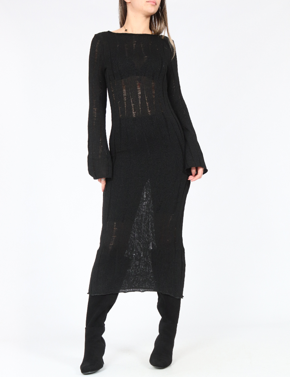 Rochie lunga Clockhouse, negru