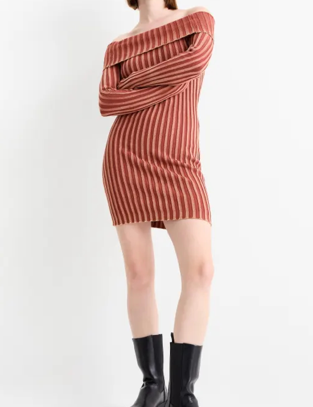 Rochie scurta C&A, caramiziu