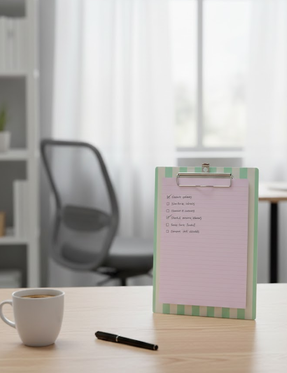 Clipboard cu foi AVEC, verde