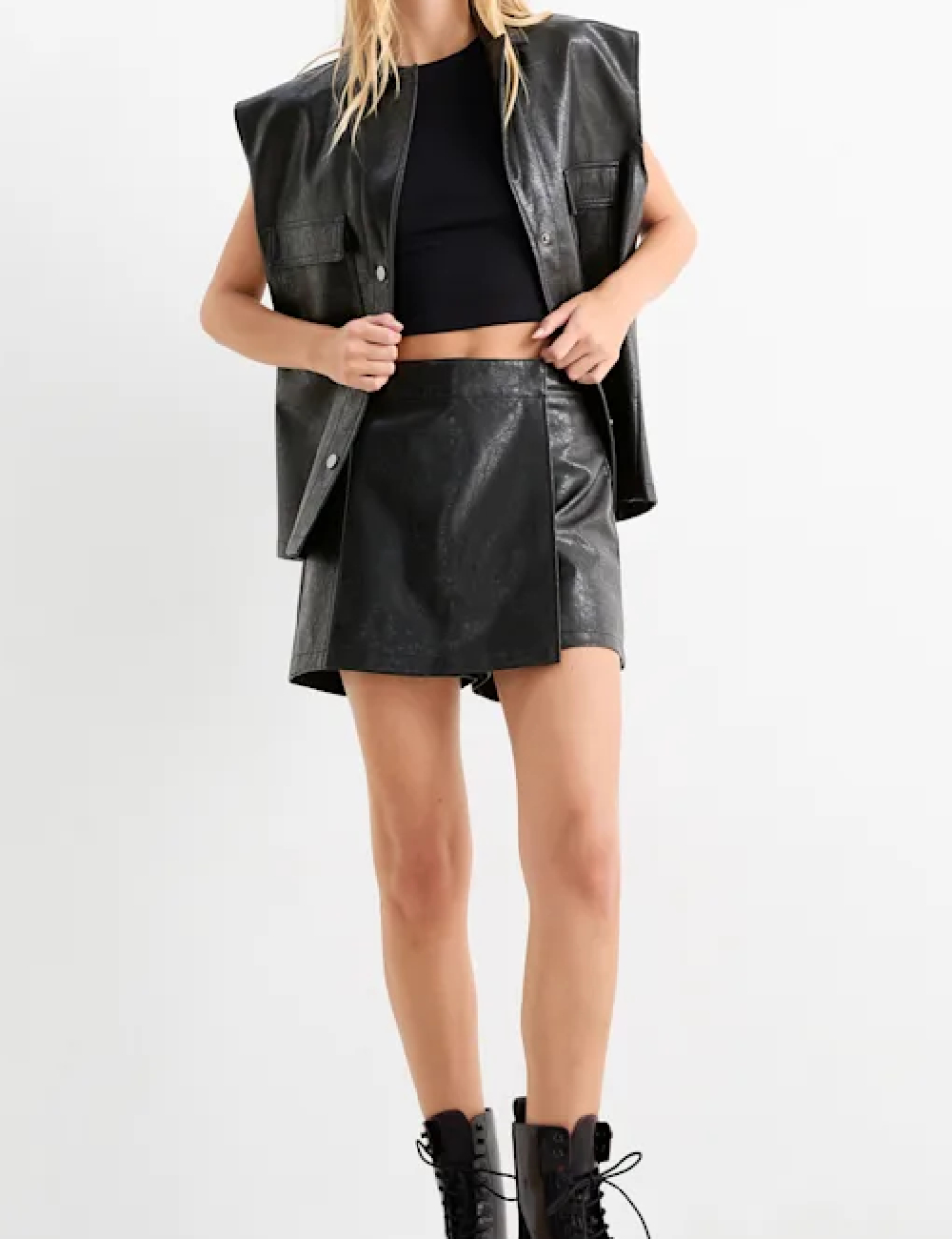 Fusta pantalon C&A, negru