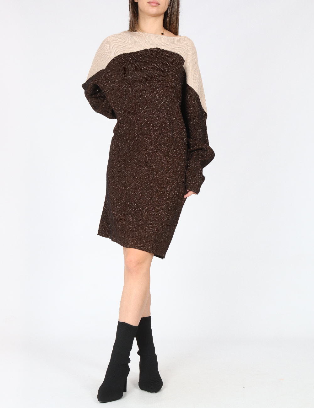 Rochie scurta C&A, maro