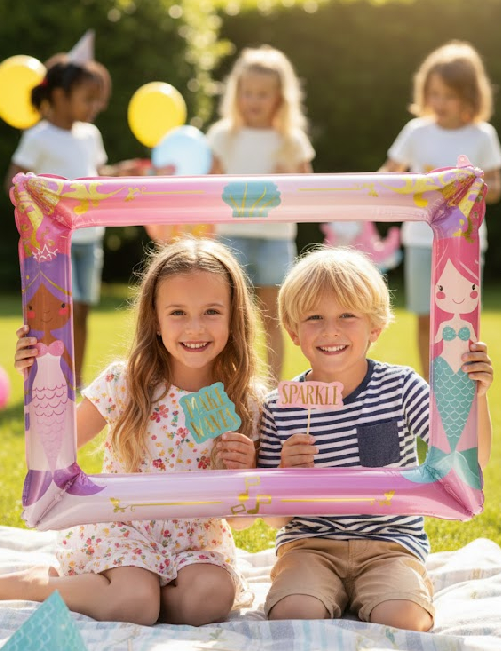 Kit foto baloane AVEC, mix culori