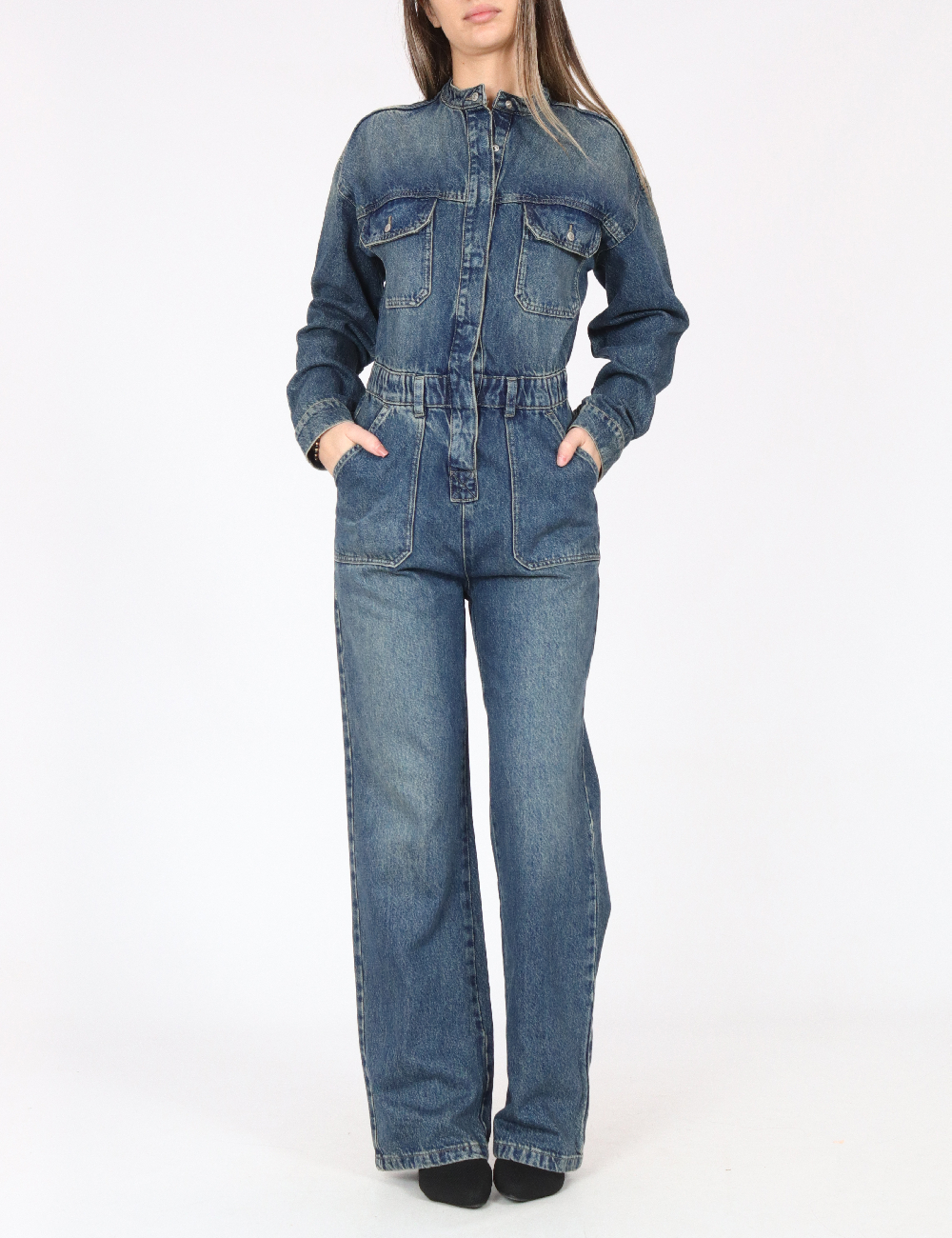 Salopeta C&A, albastru