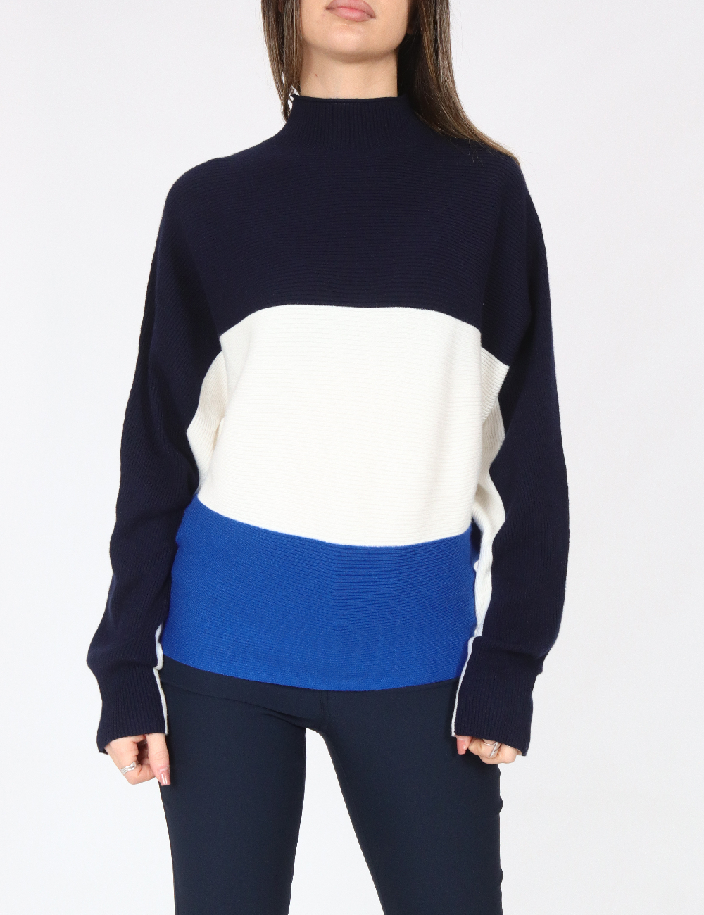 Bluza C&A, albastru/alb