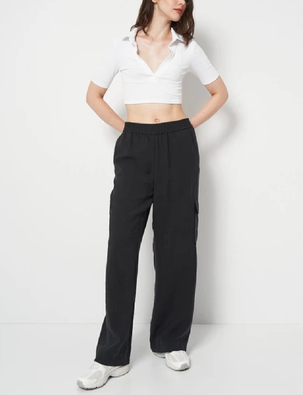 Pantaloni C&A, negru