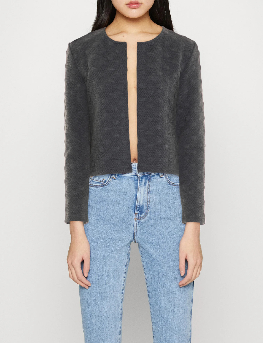 Cardigan Jacqueline de Yong, gri