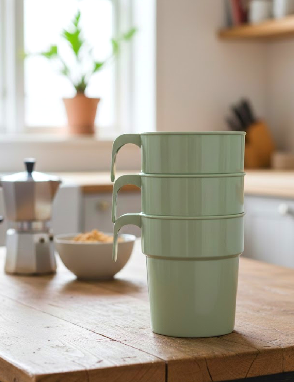 Set cani 3 bucati ACTION, verde