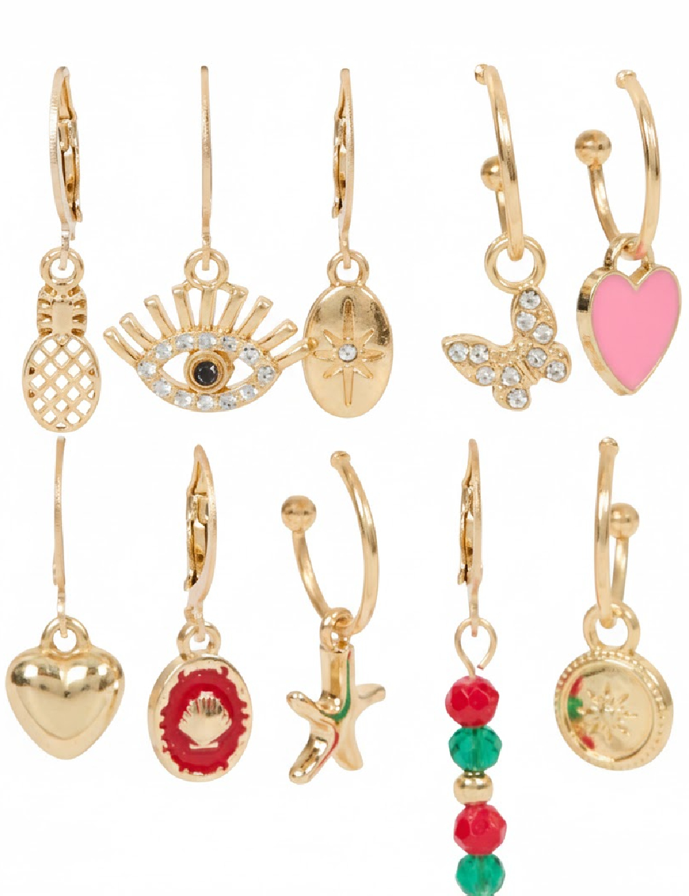 Set Cercei Trendz, auriu