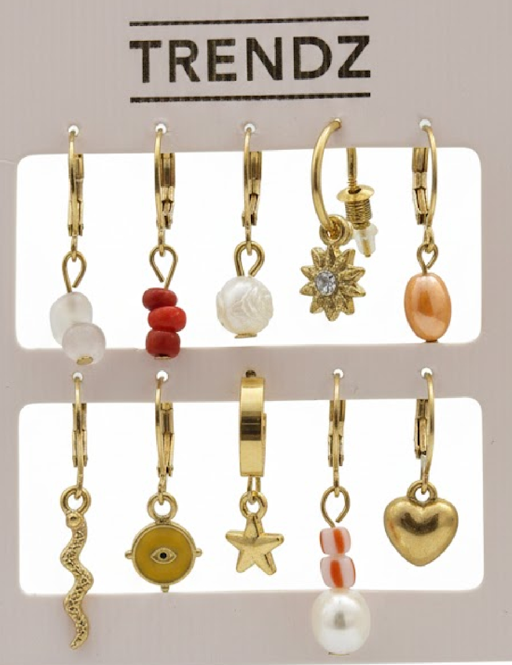 Set Cercei Trendz, auriu