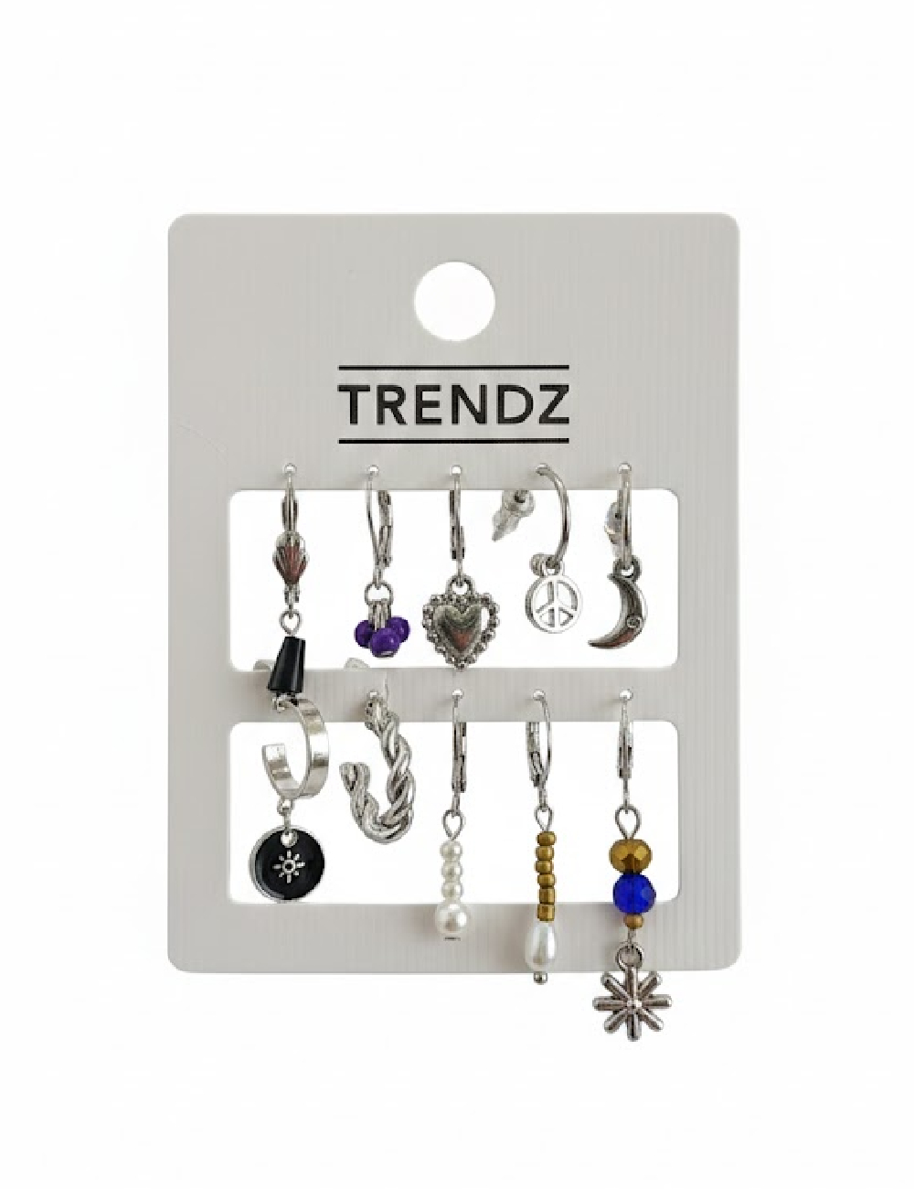 Set Cercei Trendz, argintiu