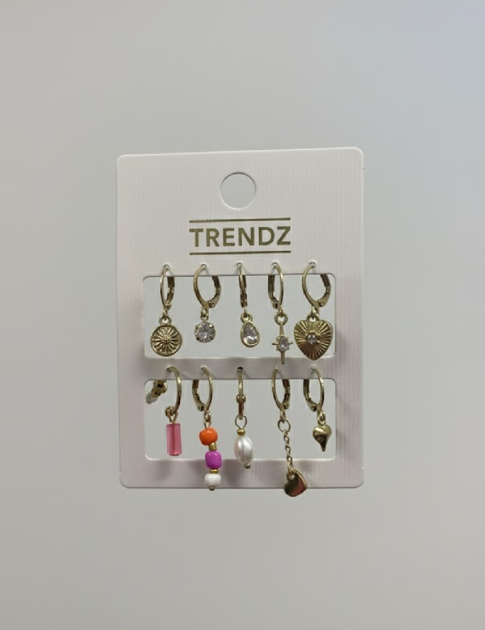 Set Cercei 10 bucati Trend, auriu