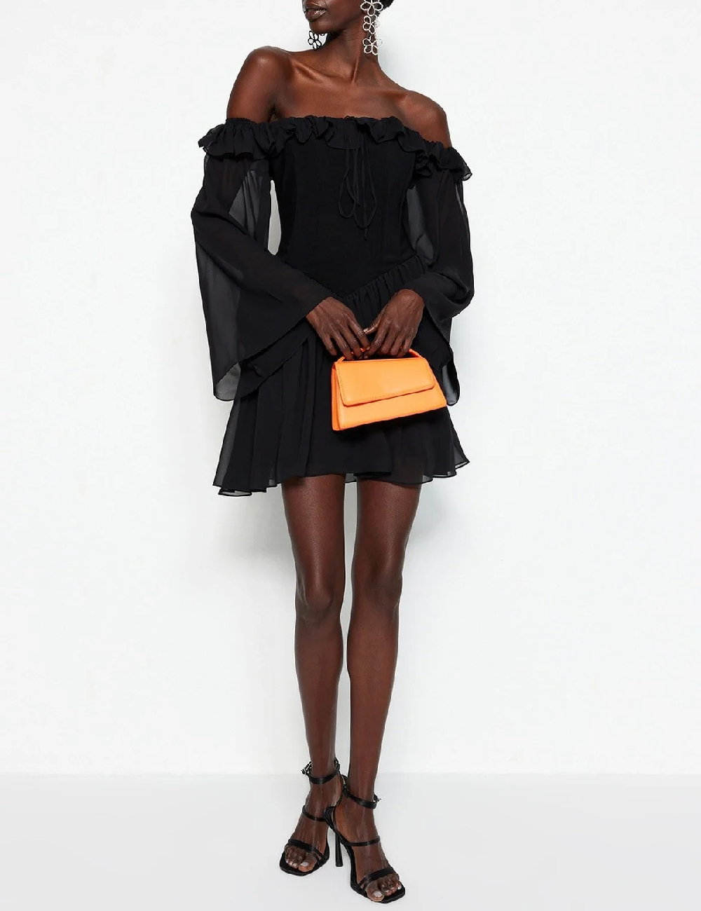 Rochie scurta TRENDYOL, negru