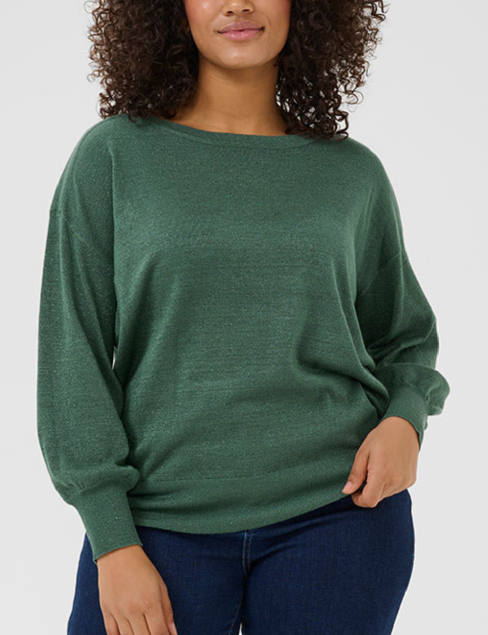 Bluza Kaffe Curve, verde