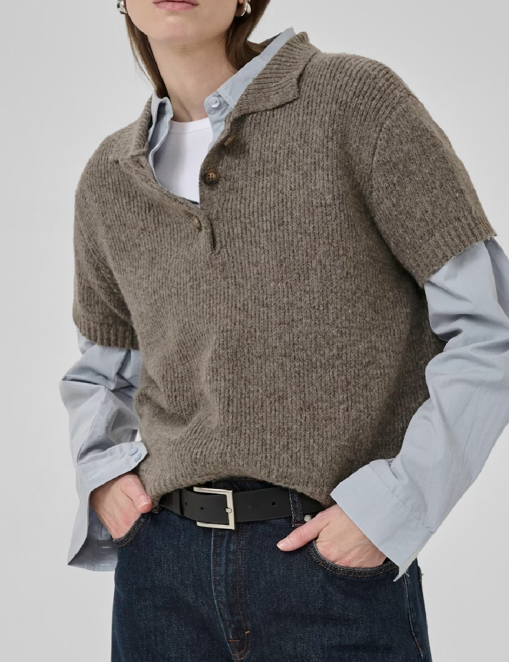 Bluza My Essential Wardrobe, gri