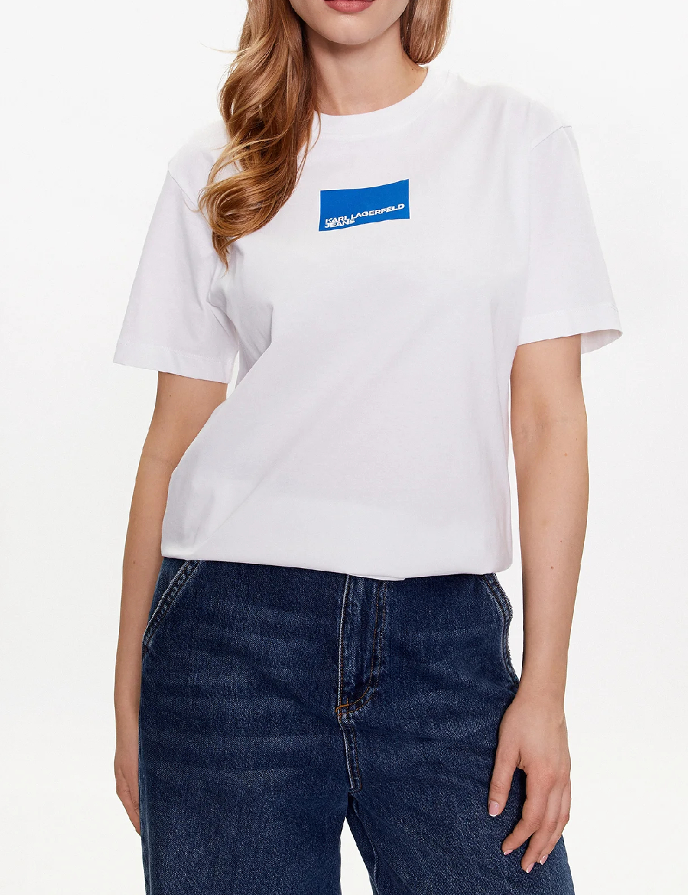 Tricou Karl Lagerfeld Jeans, alb