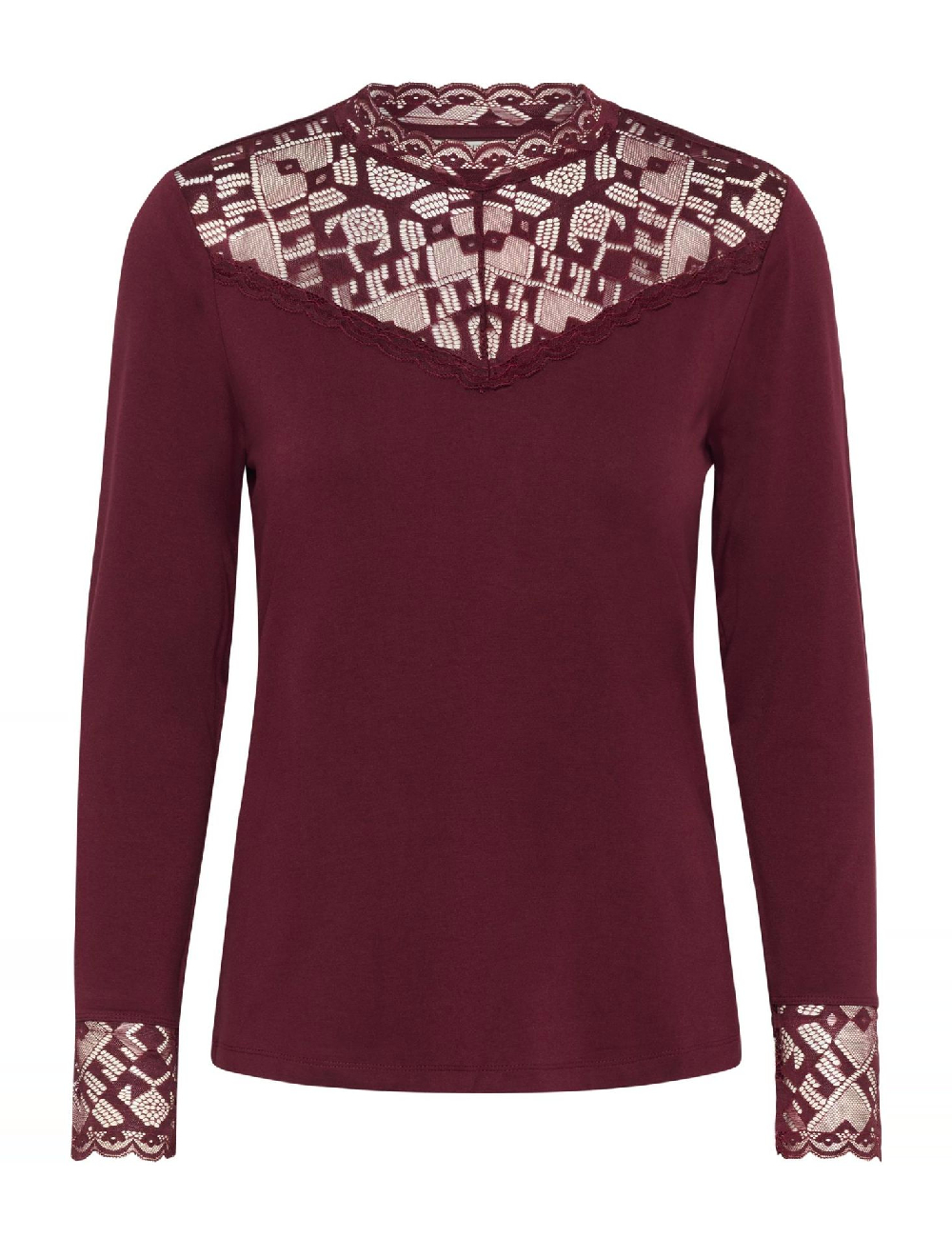 Bluza Cream, visiniu