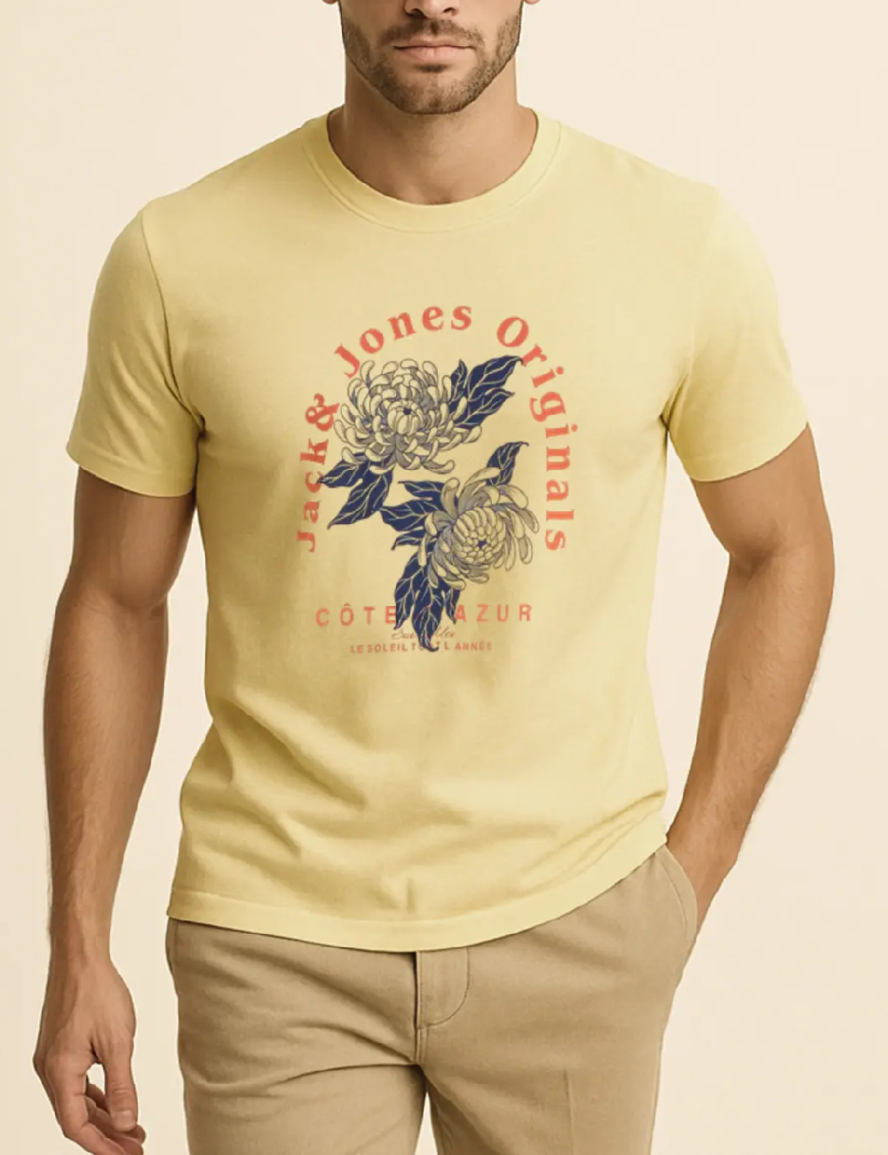 Tricou Jack&Jones, galben