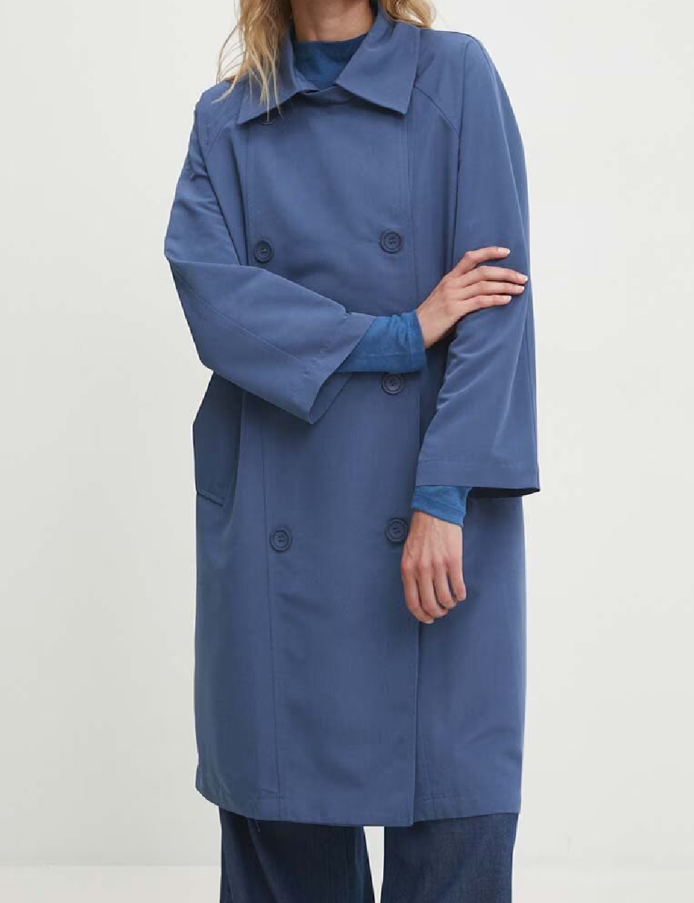 Trench Answear LAB, albastru