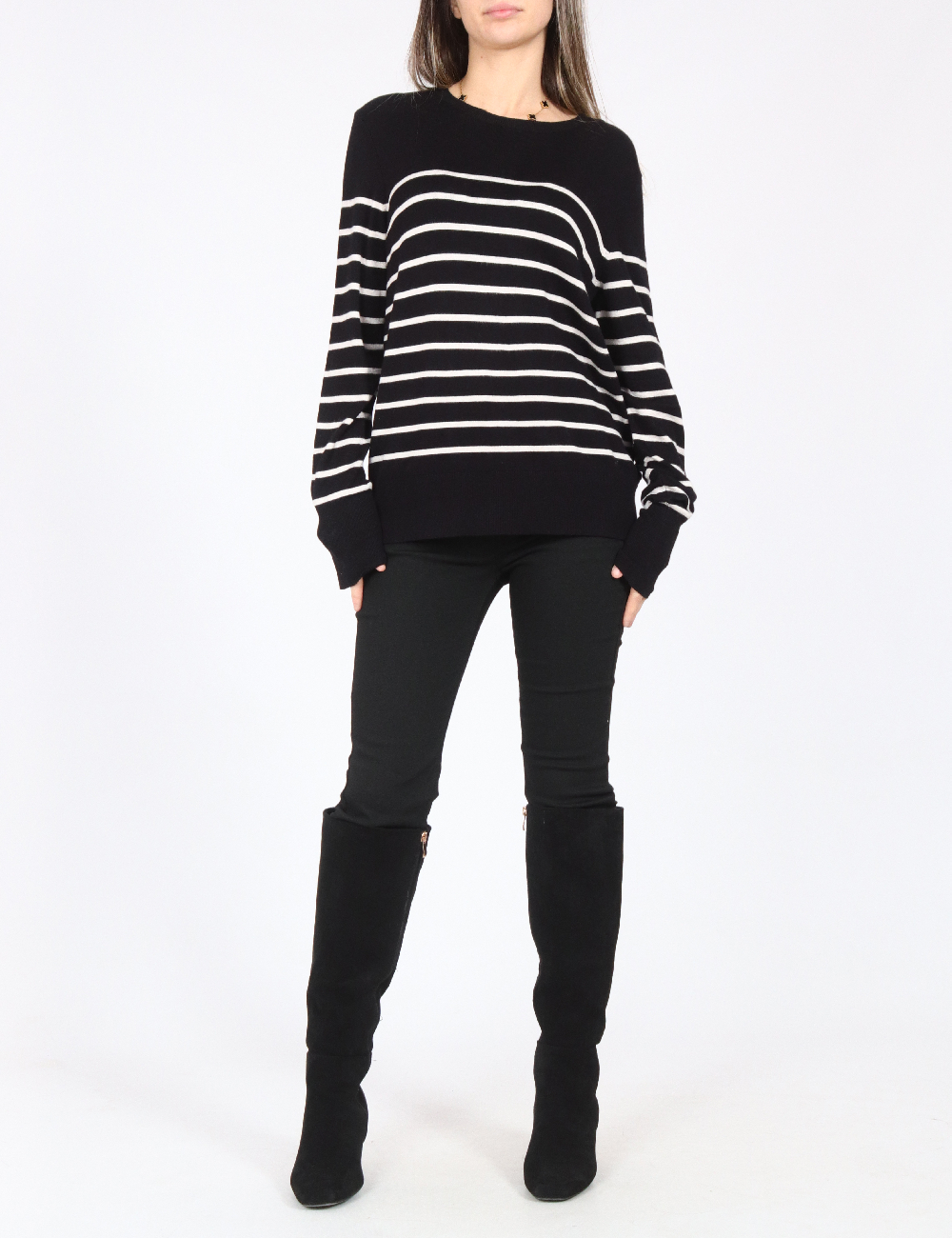 Bluza C&A, negru/alb