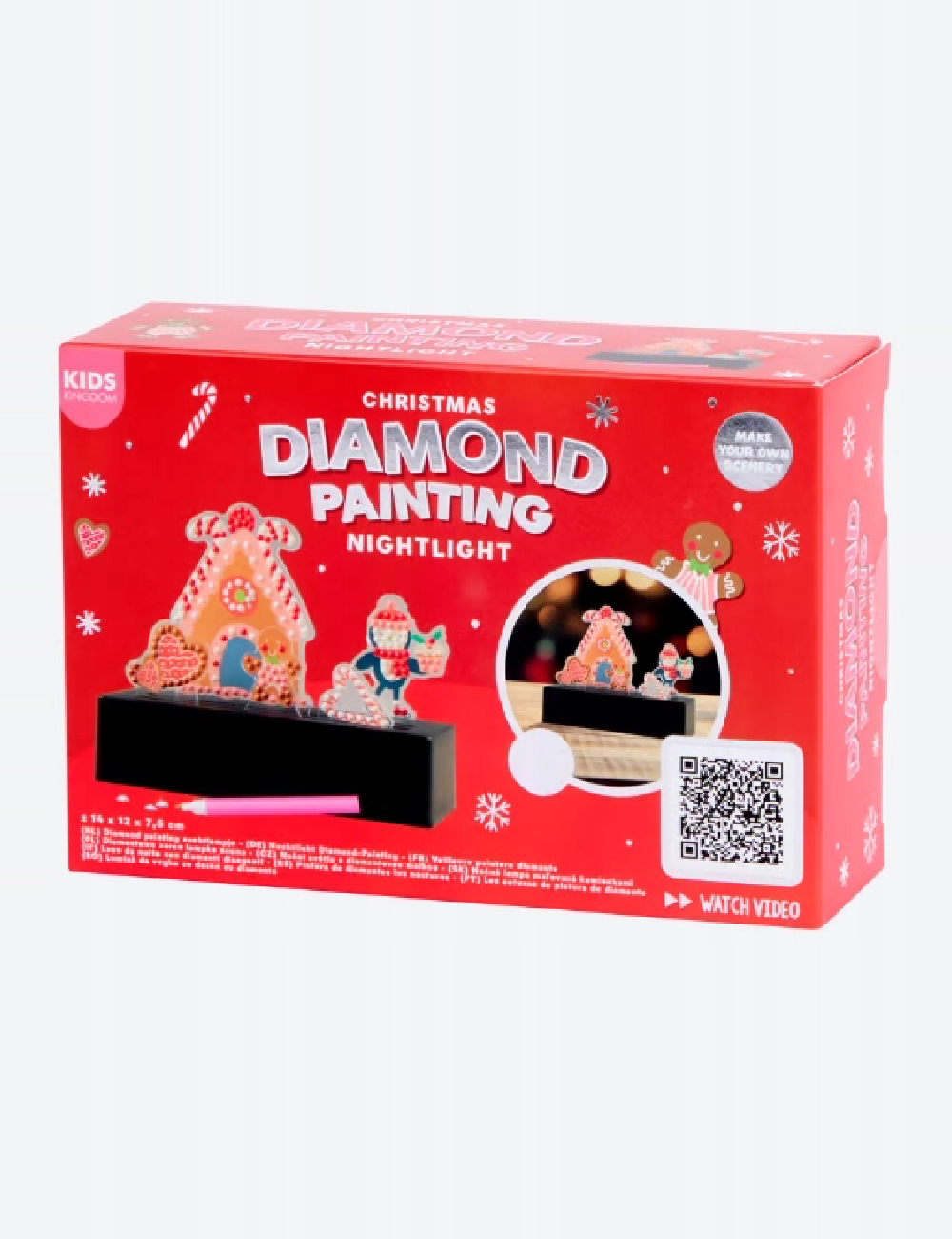 Kit creatie lampa de Craciun Kids Kingdom, mix culori