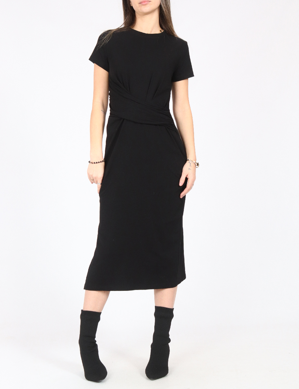 Rochie medie Answear LAB, negru