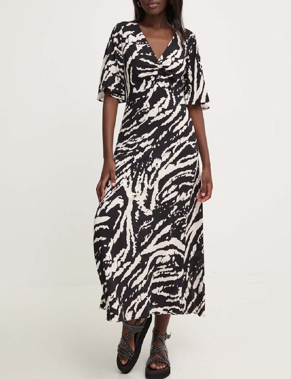 Rochie medie Answear LAB, negru