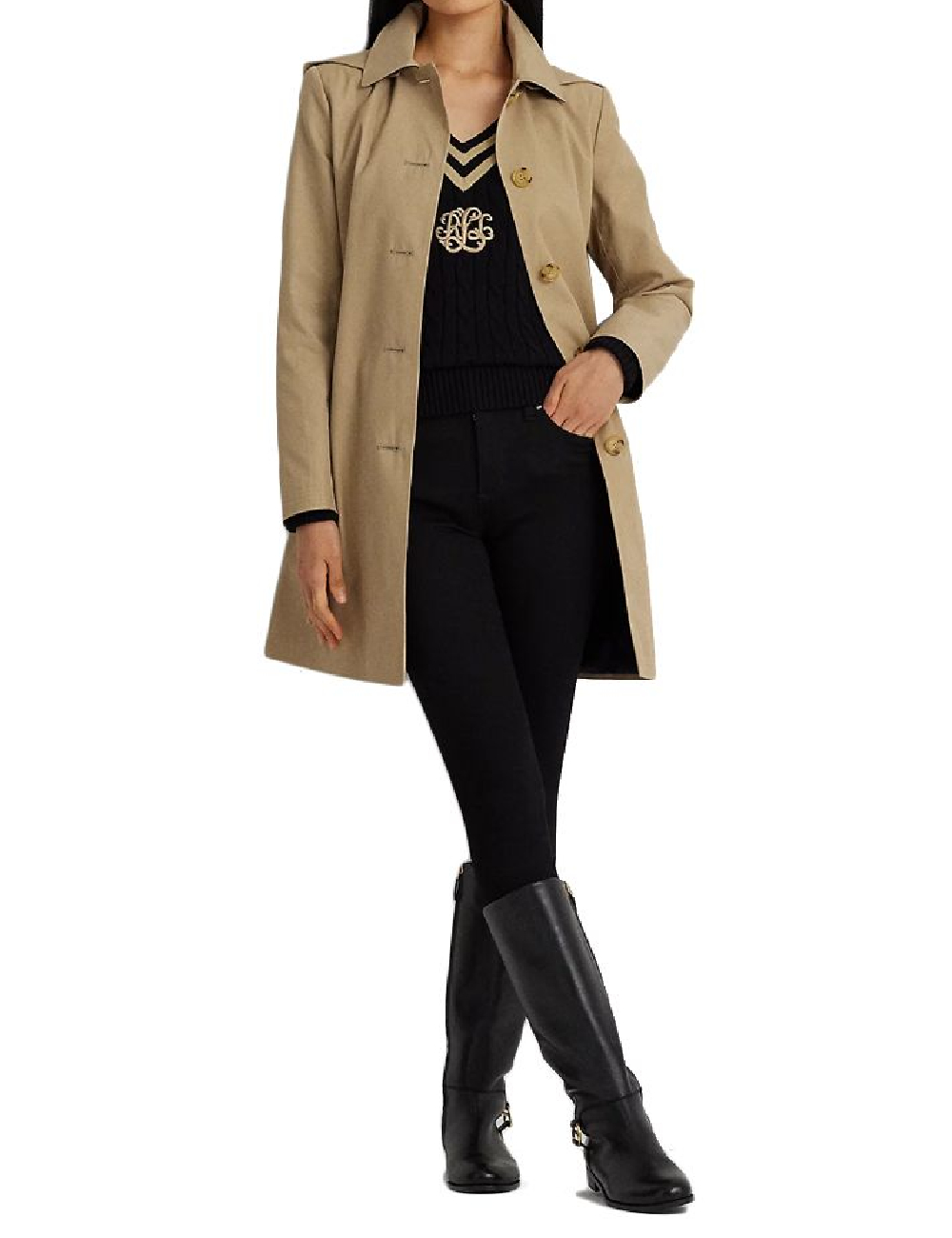 Trench LAUREN Ralph Lauren, bej