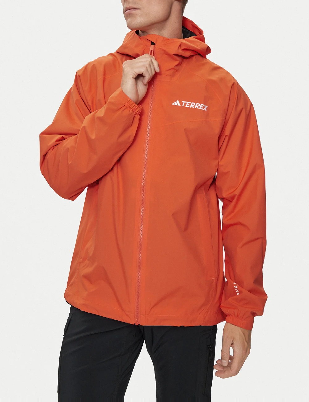 Geaca de ploaie Adidas, portocaliu