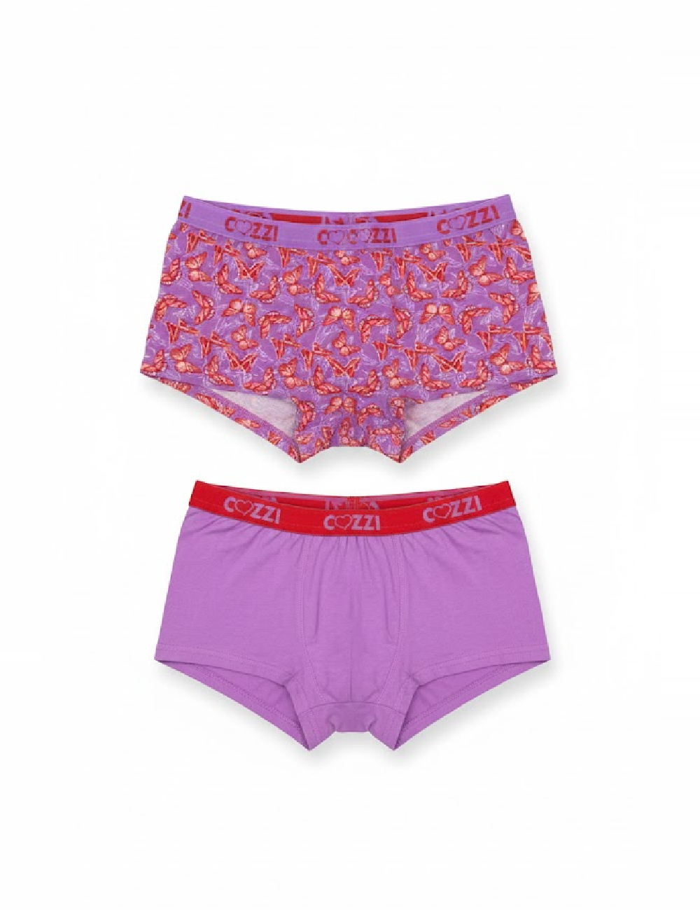 Set Boxeri 2 perechi Cozzi, mov