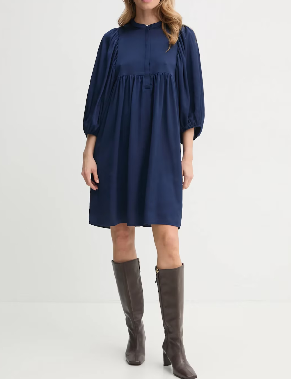 Rochie scurta Bruuns Bazaar, bleumarin