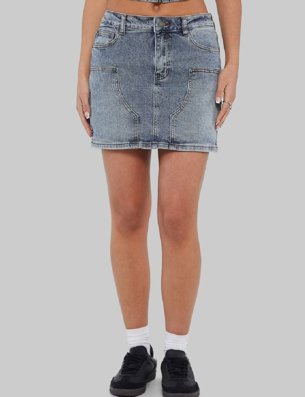 Fusta Guess, albastru