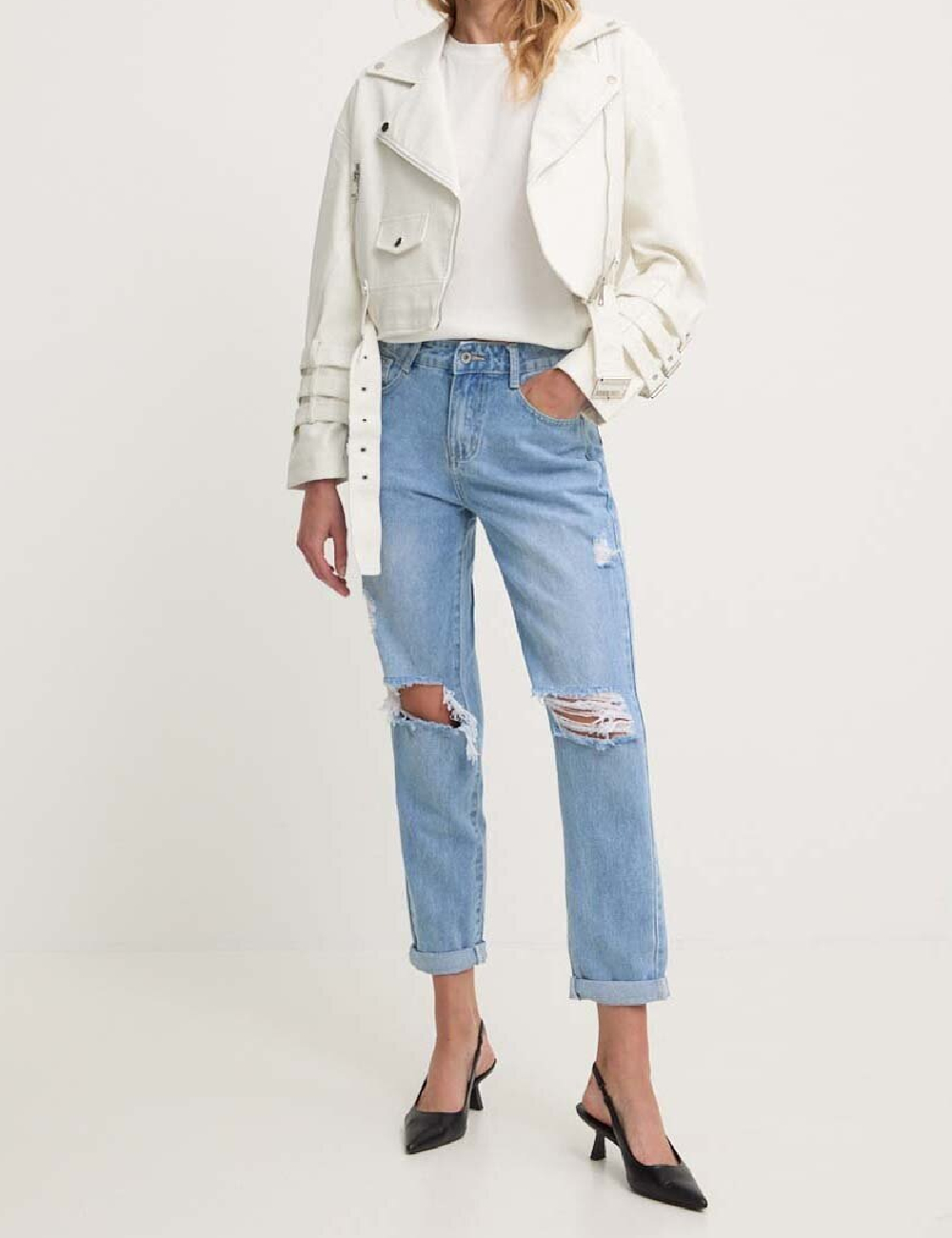 Blugi Answear LAB, albastru