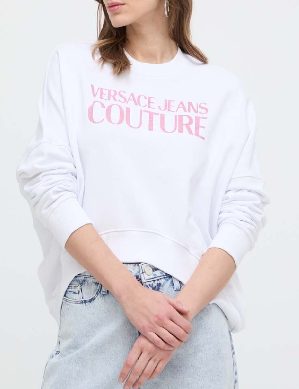 Bluza Versace Jeans Couture, alb