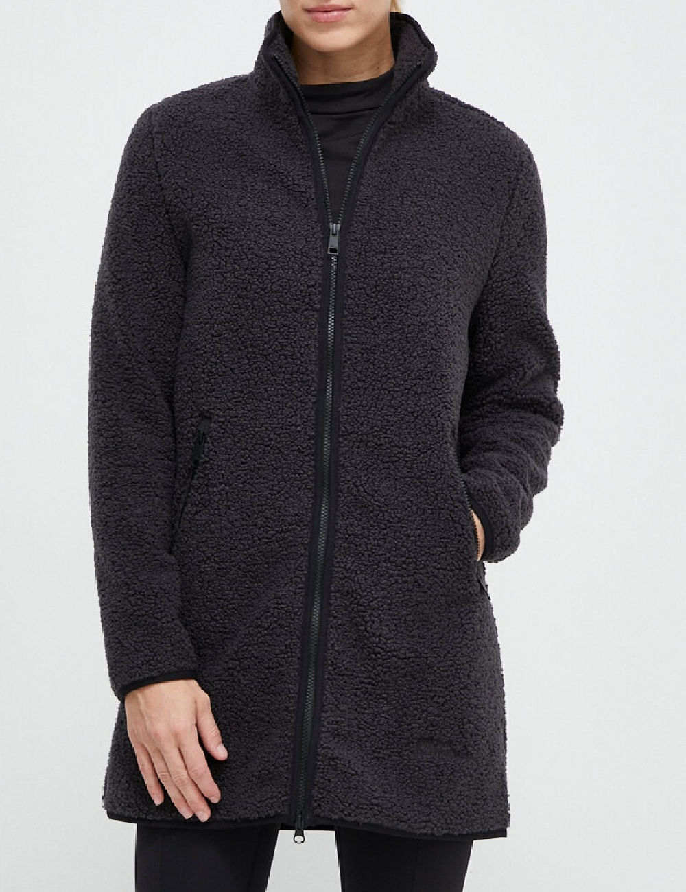 Jacheta Jack Wolfskin, gri inchis