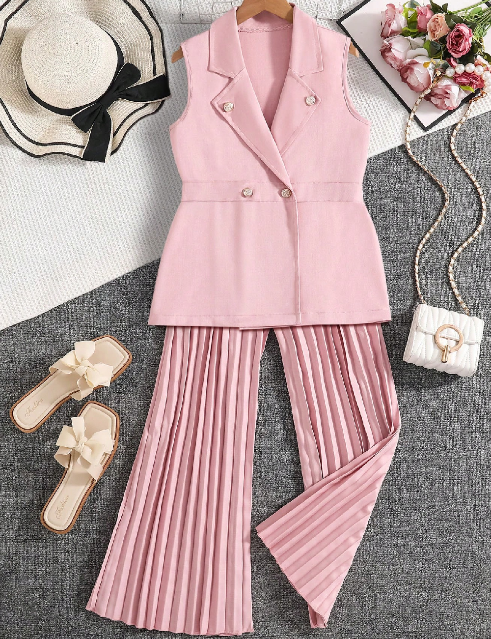 Compleu Shein Kids, roz