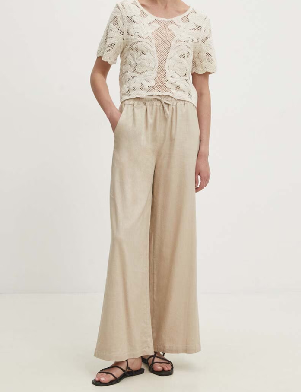 Pantaloni Answear LAB, bej