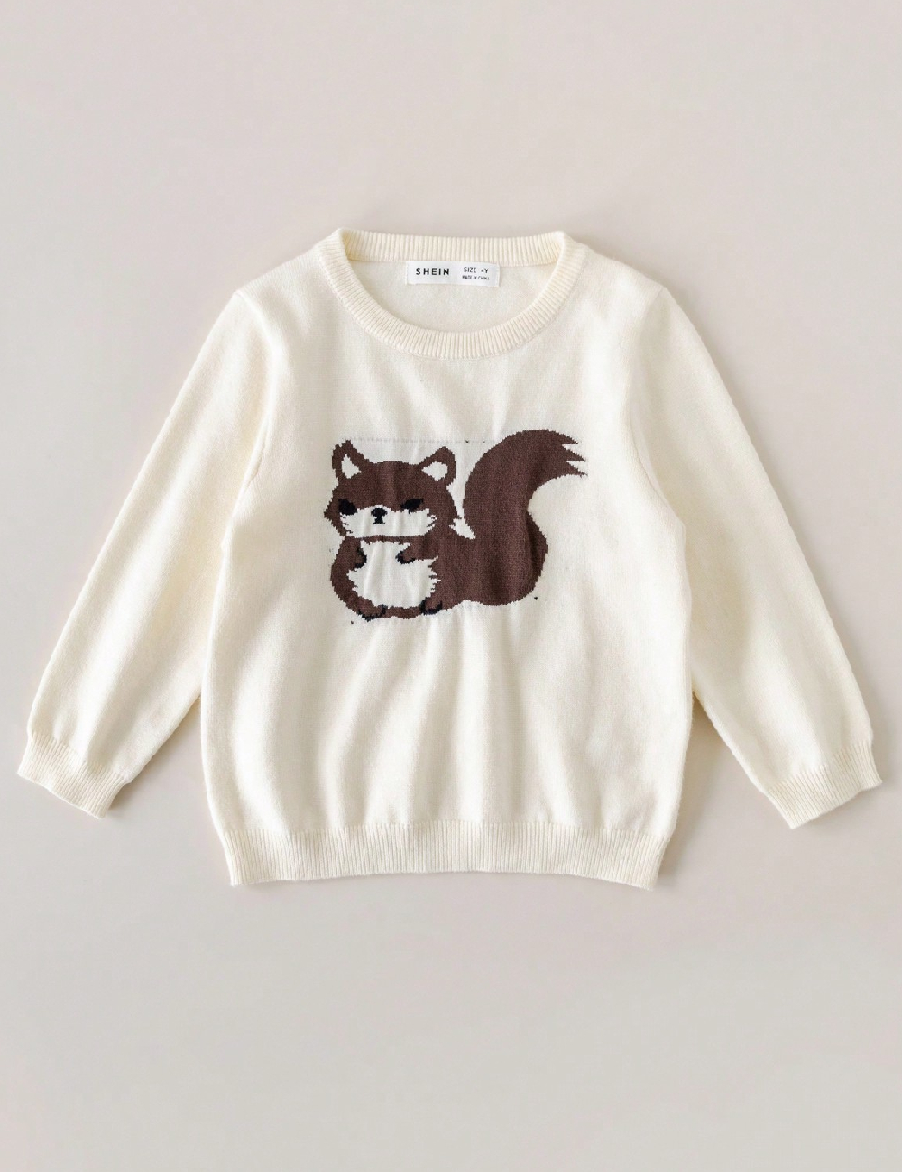 Bluza Shein Kids, ecru