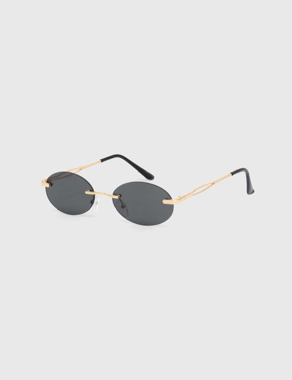 Ochelari de soare Answear LAB, negru/auriu