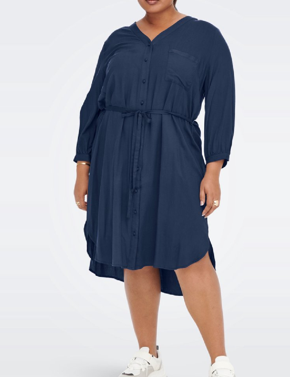 Rochie medie Only Carmakoma, bleumarin