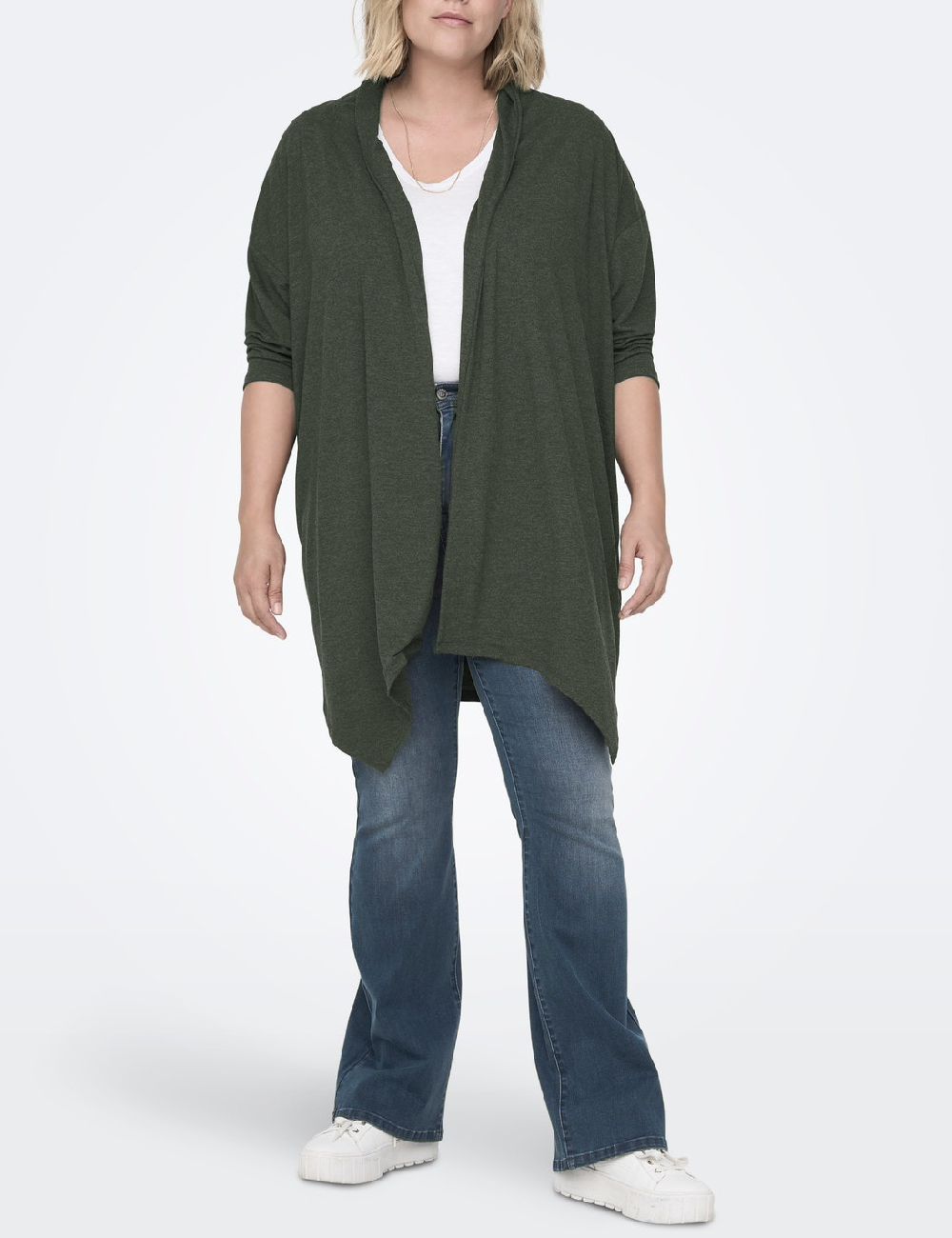 Cardigan Only Carmakoma, verde