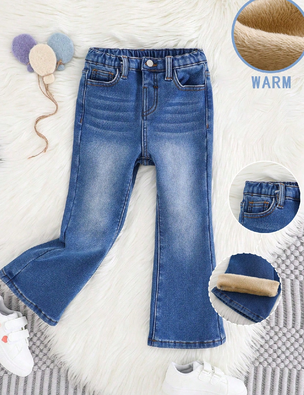 Blugi Shein Kids, albastru