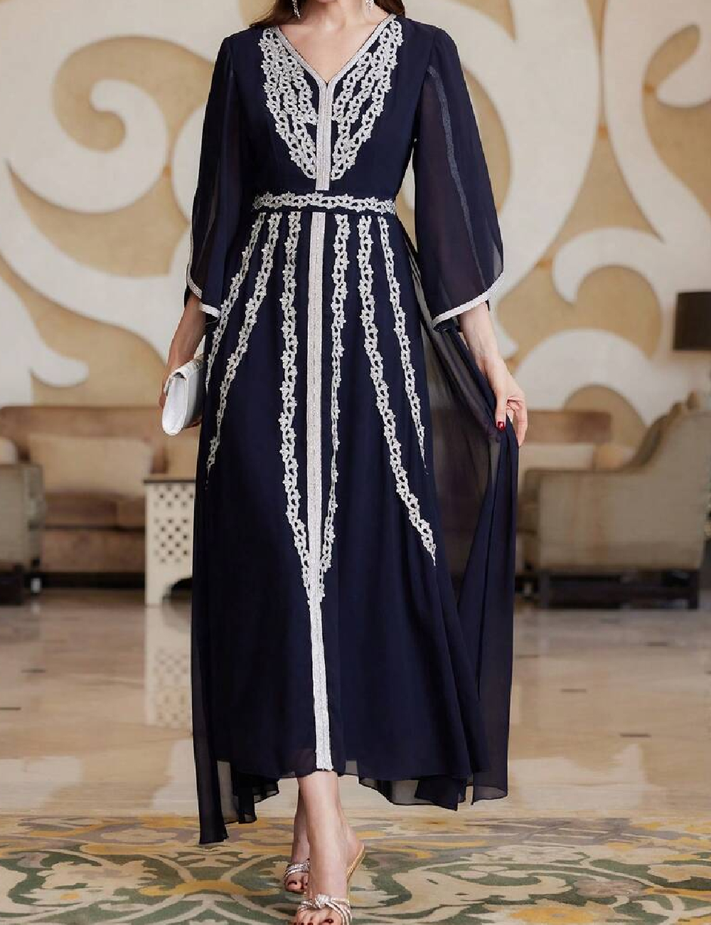 Rochie lunga SHEIN, bleumarin