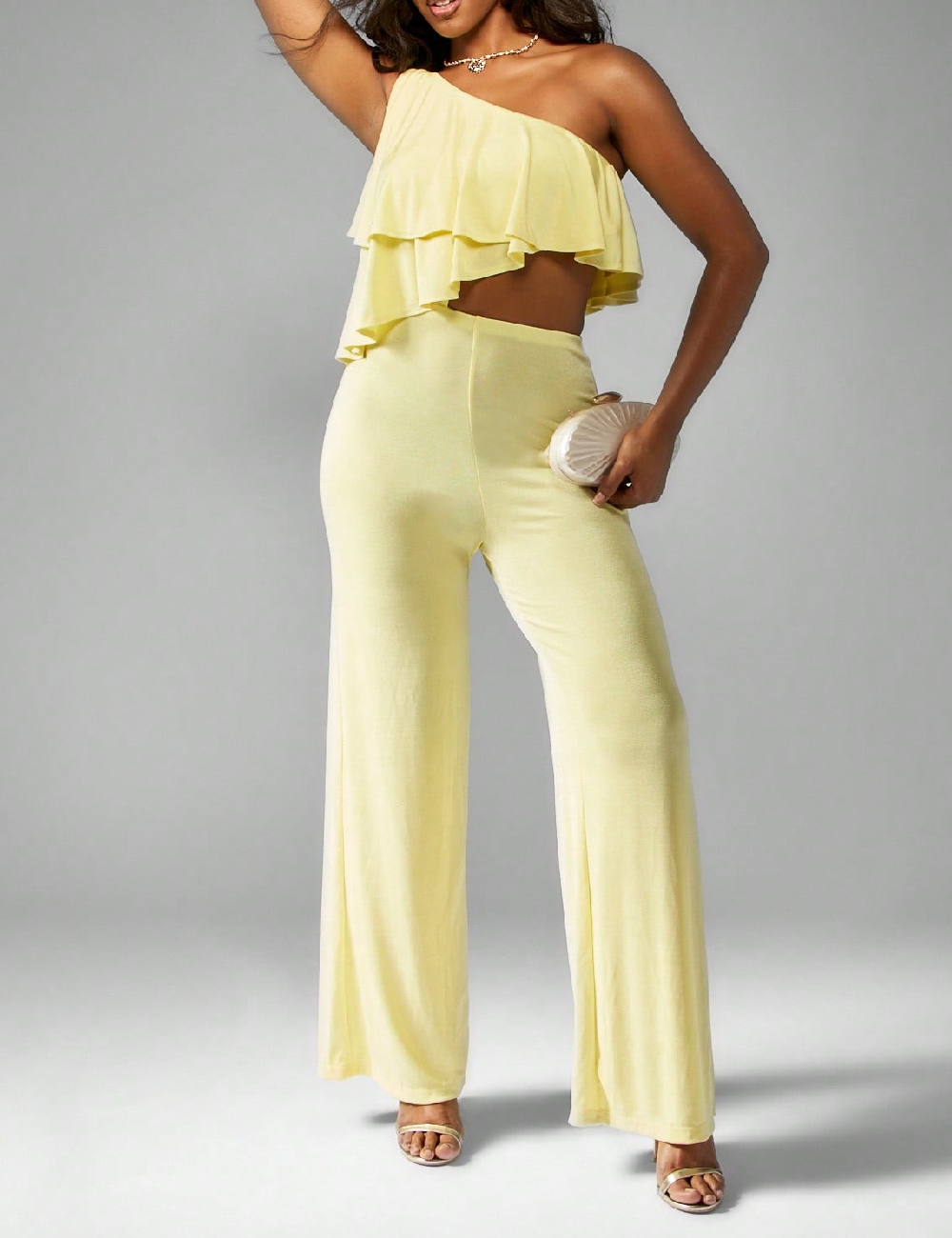 Salopeta Missguided, galben