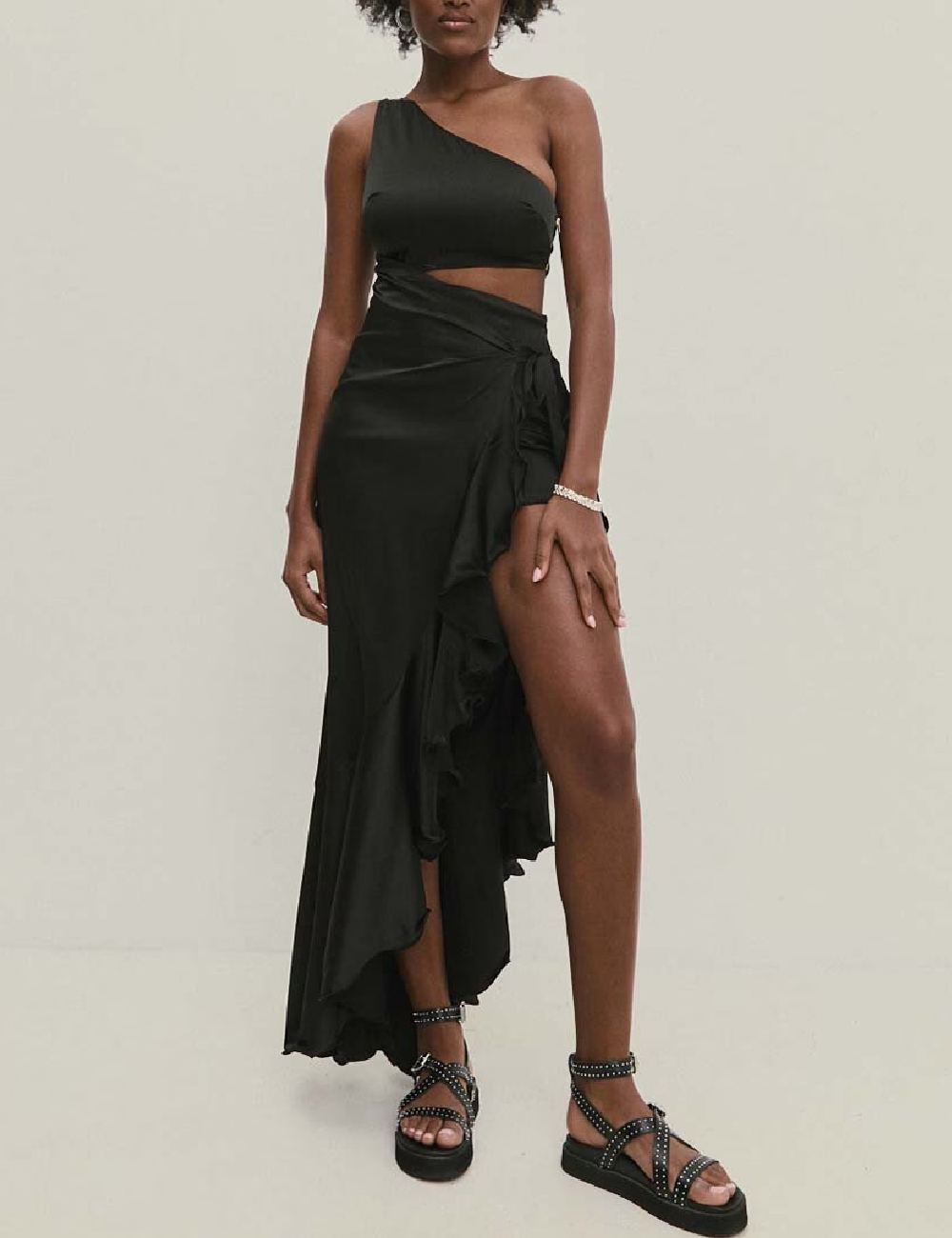 Rochie lunga Answear LAB, negru