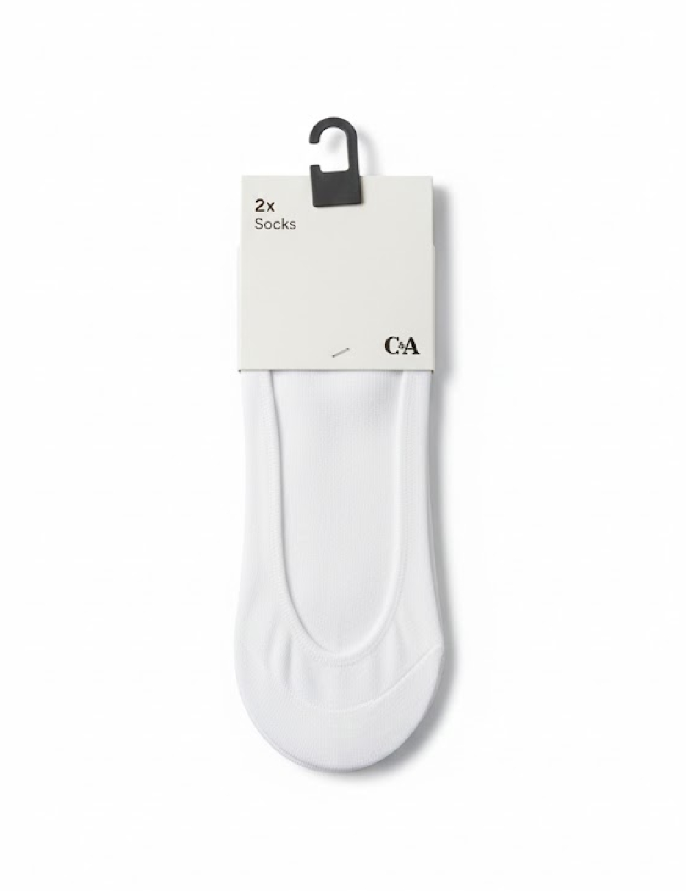 Set sosete 2 perechi C&A, alb